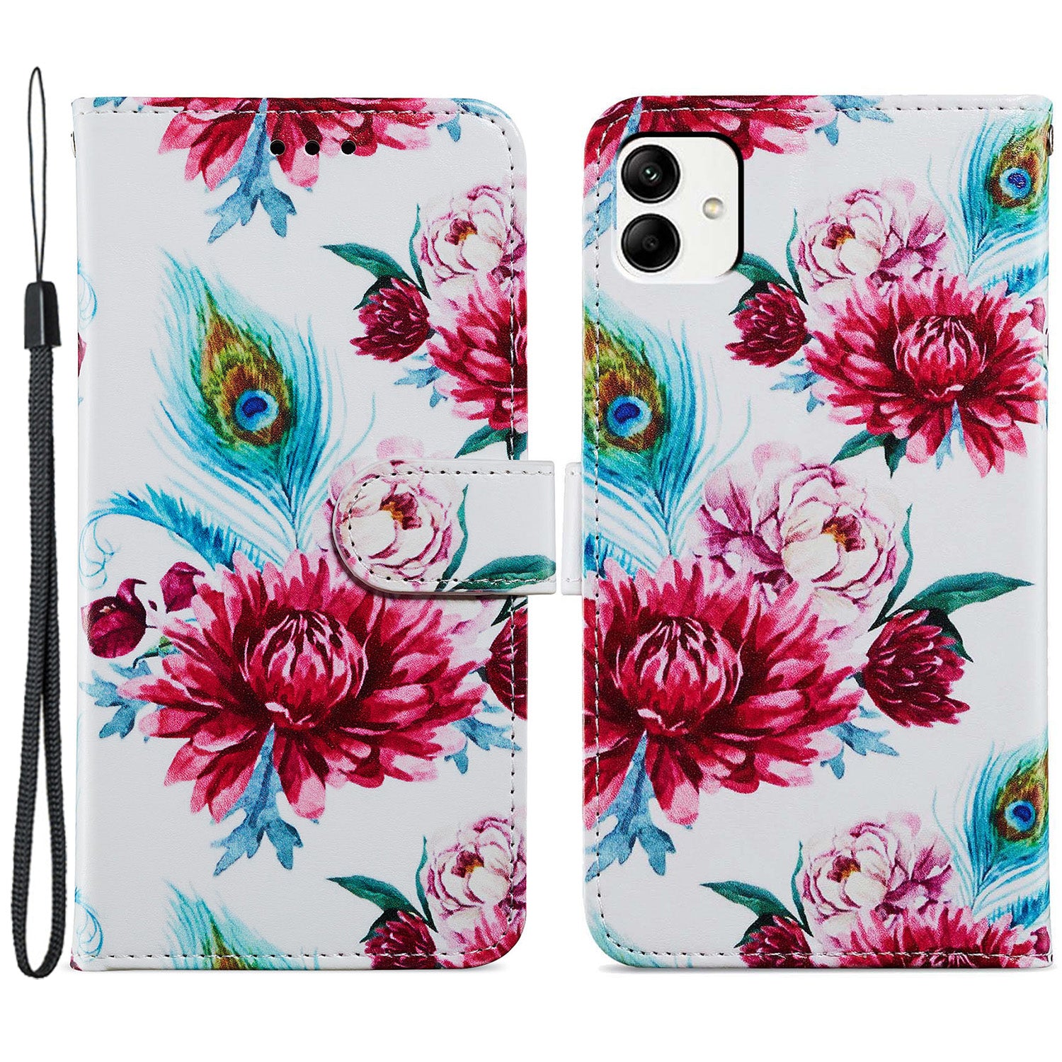 For Samsung Galaxy A05 4G Case Pattern Printing Stand PU Leather Phone Cover For Samsung Galaxy A05 4G Case Pattern Printing Stand PU Leather Phone Cover